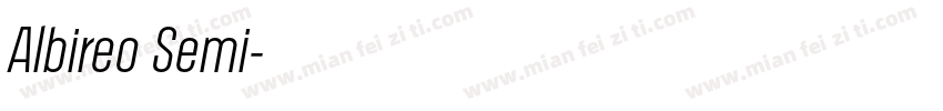 Albireo Semi字体转换